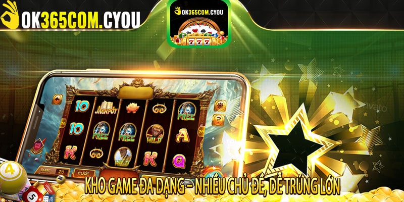 Kho Game Đa Dạng – Nhiều Chủ Đề, Dễ Trúng Lớn